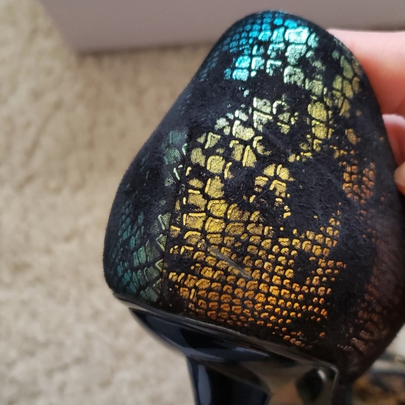 Jimmy Choo RARE Rainbow suede heels sz 6/36 - Picture 11 of 11